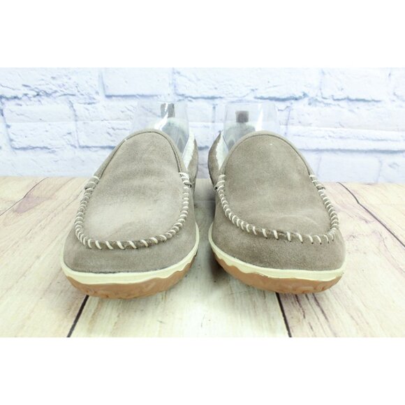 LL Bean Mountain Slippers Moccasin Dark Cement Size 8 M - Picture 3 of 9
